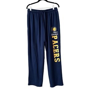 Indiana Pacers Sweatpants Mens Medium Navy NBA Stretch Drawstring Pull On